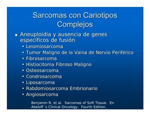 sarcoma de tejidos blandos