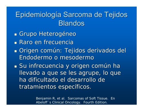 sarcoma de tejidos blandos