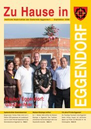 Bauhof Eggendorf: Gleichenfeier Seite 6 - Gemeinde Eggendorf