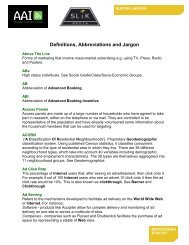 Definitions, Abbreviations and Jargon - Association of Advertisers in ...