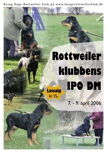 Rottweiler klubbens IPO DM - Køge Rottweilerklub