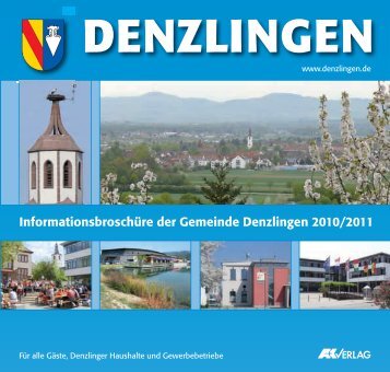 Informationsbroschüre der Gemeinde Denzlingen 2010/2011