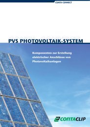 PVS PHOTOVOLTAIK-SYSTEM - Conta Clip