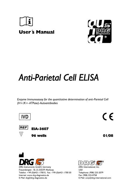 EIA-3607 96 wells 01/08 - DRG Diagnostics GmbH