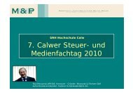 morzynski unternehmerische chancen - SRH Hochschule Calw