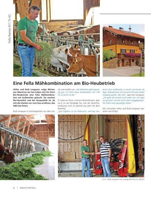 MAUCH aktuell Eben | Ausgabe Nr. 76 | Oktober 2018