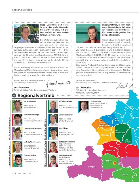 MAUCH aktuell Eben | Ausgabe Nr. 76 | Oktober 2018