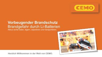 Vorbeugender Brandschutz | Max Urech AG