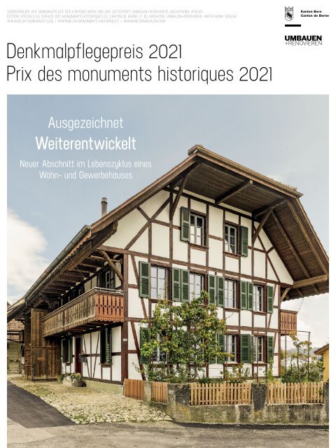 Denkmalpflegepreis 2021