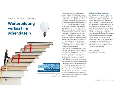 Jahrbuch der FernUniversität 2020