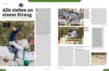 Pferd+Sport 06/21 - Sportliches |Alle ziehen an einem Strang: Clubturniere in Ehlersdorf