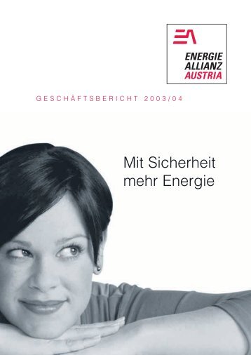 Geschäftsbericht 2003/2004 pdf - Energieallianz