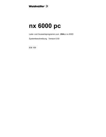 nx 6000 pc - Energie-Plan + Management Gmbh