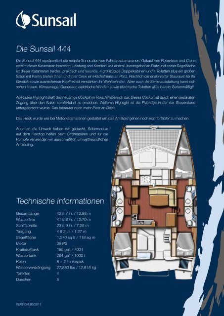 Details finden Sie hier - Sunsail