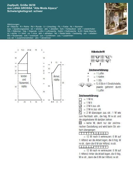 Anleitung als PDF herunterladen - Magdalena-Strickt