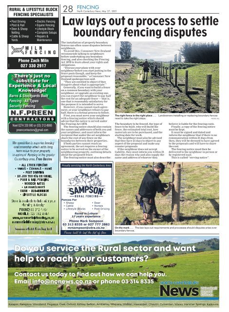 North Canterbury News: May 27, 2021