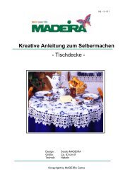 Kreative Anleitung zum Selbermachen - Tischdecke - - Madeira