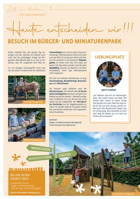 Gästemagazin - Zeit. zu bleiben