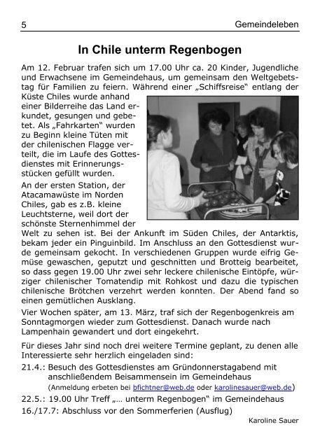 Gemeindebrief Glockengruß 3/2011 Apr-Mai - glockengruss.de