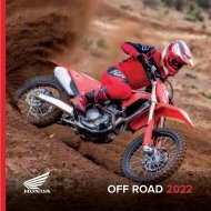HONDA 2022 Off Road Brochure - UK