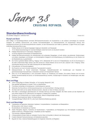 Standardbeschreibung - Yachtsport Eckernförde