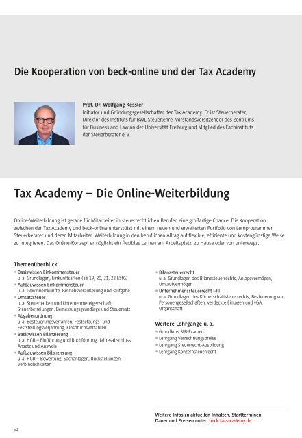 beck-online Steuer- und Bilanzrecht 2021