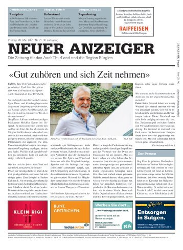 Neuer Anzeiger 28. Mai 2021