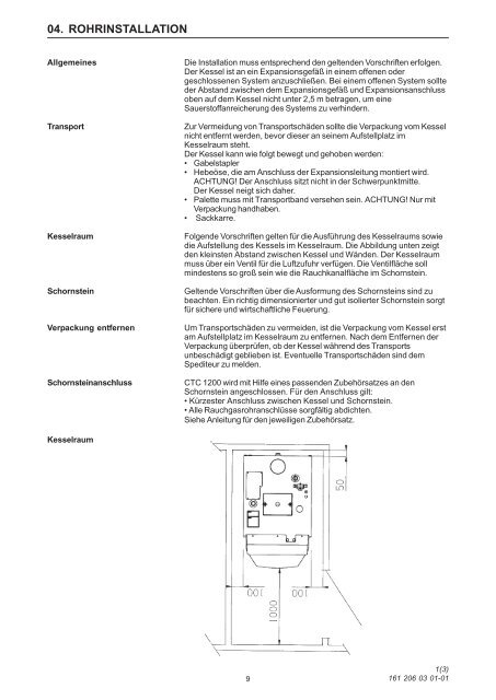 CTC 1200 - CTC Heizkessel