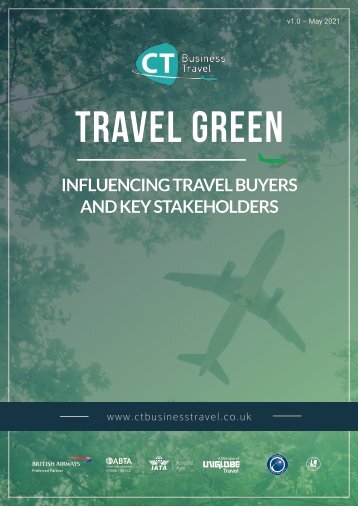 Travel Green - Influencing Travel Buyers and Key Stakeholders