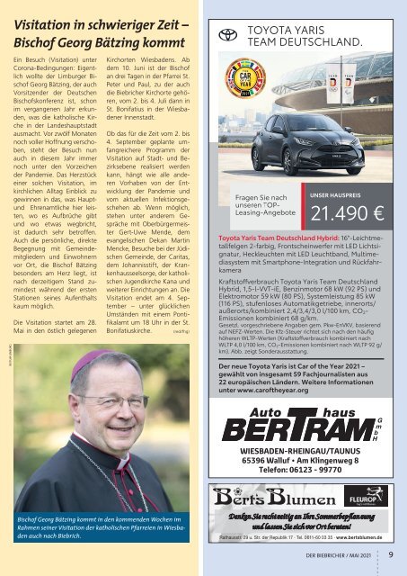 DER BIEBRICHER, Nr. 354, Mai 2021