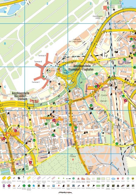 Kinderverkehrsstadtplan Unterrath St Bruno Schule Dusseldorf