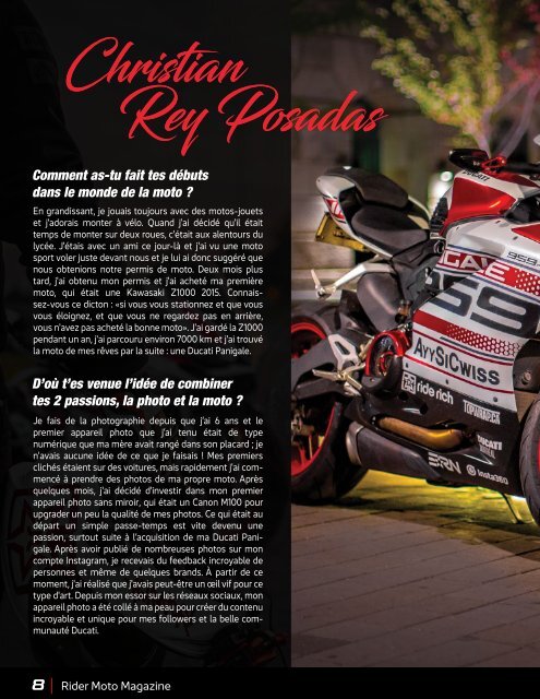 Rider Moto Magazine | Vol.4 | Été 2021