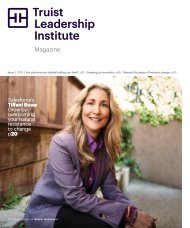 The Truist Leadership Institute Magazine, Issue 1, 2021