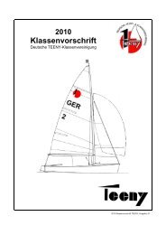 2010 Klassenvorschrift - Deutsche Teeny-Klassenvereinigung eV