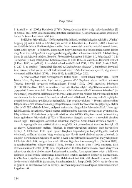 teljes cikk (pdf) - Magyar Természettudományi Múzeum