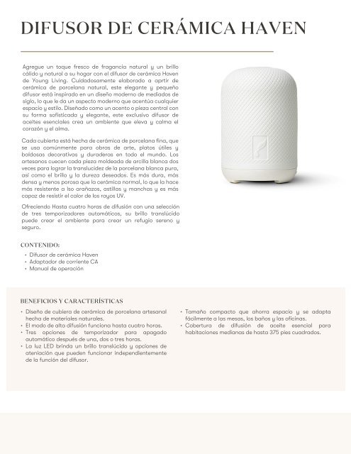 Hacen Ceramic Diffuser PIP