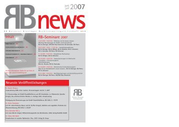 news 2007 - RB-Heidelberg