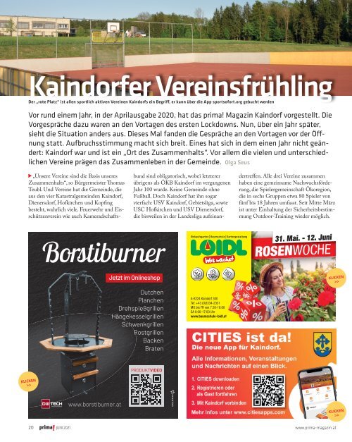 Prima Magazin - Ausgabe Juni 2021