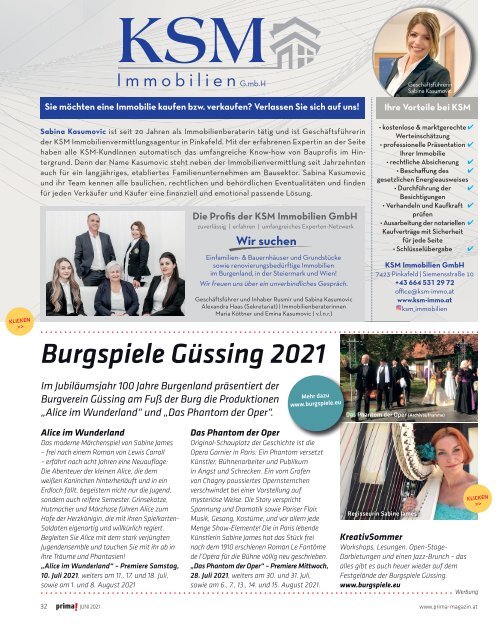 Prima Magazin - Ausgabe Juni 2021