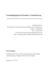 Traumapädagogik und Sekundäre Traumatisierung - Hans-Wendt ...