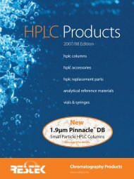 Small Particle HPLC Columns - Cp-Analytica