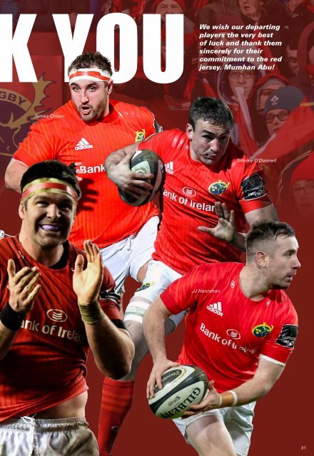 Munster Rugby v Cardiff Blues Match Programme