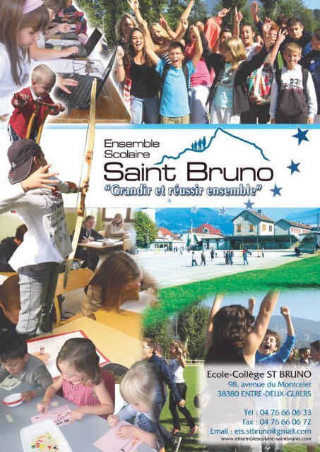 Télécharger la brochure - collège saint Bruno