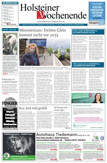 Holsteiner am Wochenende 21 2021