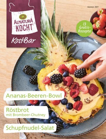 Alnatura Kostbar-Rezeptjournal 2. Ausgabe 2021