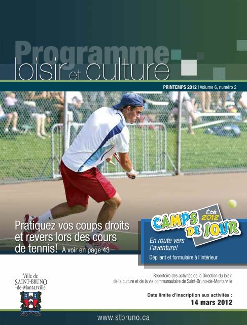 Programme Loisir et culture - Printemps 2012 - Ville de Saint-Bruno ...
