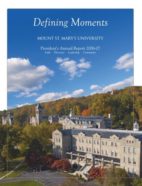 Defining Moments - Mount St. Mary's University