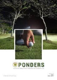 ISSUE 23 PONDERS by Ponderosa Golf
