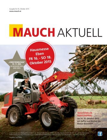 MAUCH aktuell Eben | Ausgabe Nr. 65 | Oktober 2015