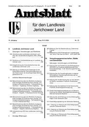 Amtsblatt Nr. 23/10 vom 30.12.2004 - Landkreis Jerichower Land